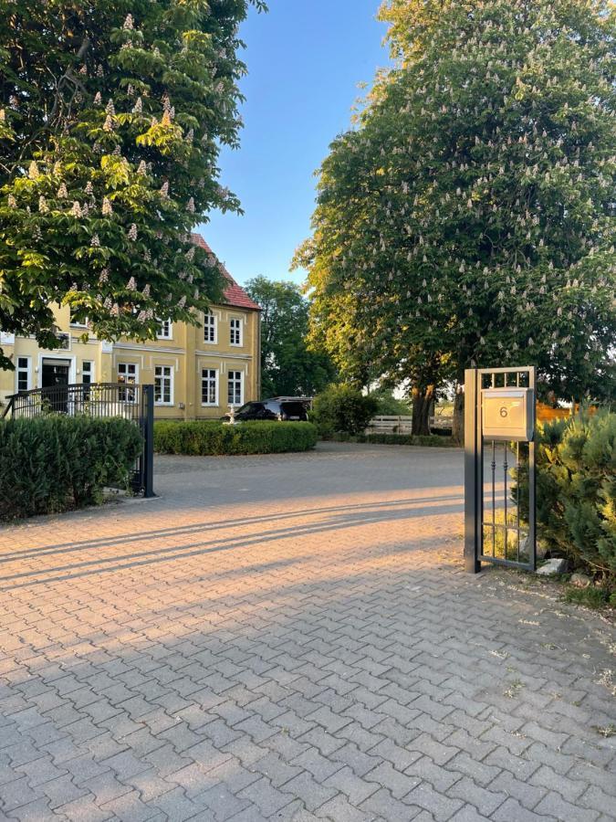 Ferienwohnung Mit Kamin Und Traumhafter Dachterrasse Mit Weitblick In Die Natur Neu Gaarz Exterior foto